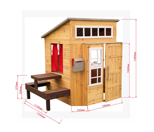 <span class=keywords><strong>Maison</strong></span> de jeu moderne solide pour enfants, petit ensemble, cabine de jeu pour la <span class=keywords><strong>maison</strong></span>, appartement pour enfants, salon, intérieur et extérieur - Product Image 4
