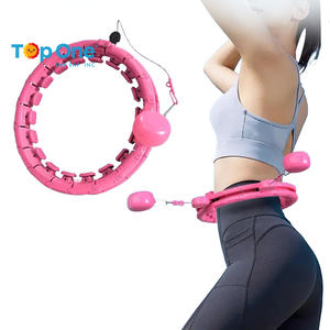 Top One adultos Digital mujeres Fitness temporizador multifuncional chica gimnasio equipo contador Smart Link ponderado Hula Circle Hoop - Product Image 1