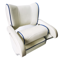 ITOPWELL Vinyle de luxe Pliable Bateau Capitaine Siège Marine Fournitures pour Yacht