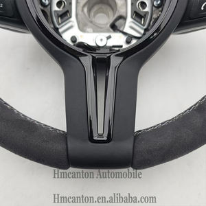 Volante Deportivo de Alcántara con Costuras Blancas para BMW Serie 3, Serie 5, F10, F20, F30, F90, F01, F02 - Product Image 3