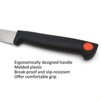 Couteau de chef professionnel de 8 pouces, couteau de cuisine en acier inoxydable à haute teneur en carbone, couteau de cuisine pour restaurant avec manche en polypropylène