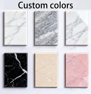 Luxe natuurlijke metalen roestvrijstalen urnen met marmerprint, uitvaartbenodigdheden - Product Image 4