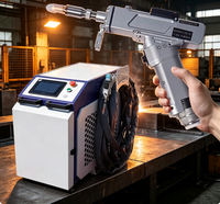 Machine laser multifonction portative 1500W pour soudage, découpe, élimination de la rouille, décapage de peinture, équipement de traitement des métaux tout-en-un