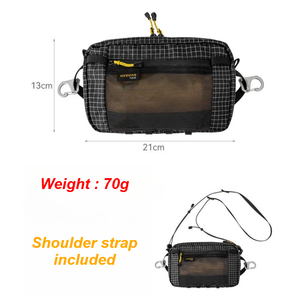 Dyneema Fiber Bag 1.1L Impermeable Ultraligero Multi Bolsillo para Ciclismo Correr Senderismo Camping Deportes al aire libre Accesorios - Product Image 3