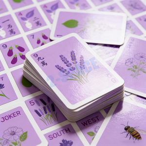 Cartas de Mahjong Americanas con Logotipo de Marca, Baraja de Mahjong de Viaje de Alta Gama que Ahorra Espacio, Personalizada - Product Image 1