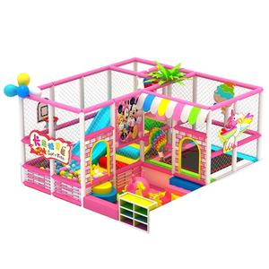 Prix d'usine Commercial personnalisé thème bonbons équipement de terrain de jeu intérieur piscine à balles château méchant avec diapositives en plastique souple - Product Image 1
