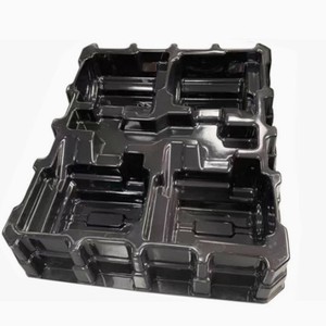 ถาดขึ้นรูปสุญญากาศแบบกำหนดเอง PET PVC ABS PC PP ป้องกันไฟฟ้าสถิต ทนความร้อน สำหรับบรรจุภัณฑ์อุปกรณ์อิเล็กทรอนิกส์ - Product Image 2