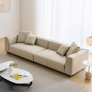 أريكة جلدية عصرية جديدة لغرفة المعيشة، أريكة مكتب تنفيذية، أريكة استقبال للرؤساء التنفيذيين - Product Image 4