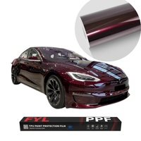 Film de protection de peinture coloré TPU Black Rose TPU Color PPF, application humide, garantie 5 ans, 1,52x15m