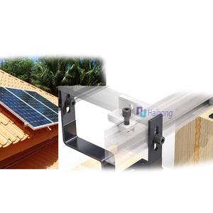 Accessoires de montage de crochet de toit AL6005-T5/SUS 304 crochet de toit de tuile solaire crochet réglable accessoires d'installation de panneau solaire - Product Image 2