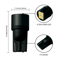 12V Auto LED-Leuchten W5w T10 LED-Glühbirnen 2835 4SMD T10 194 Weiße Parkleuchte Glühlampe Innen leuchte ZL066