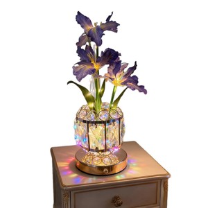 Lámpara de Mesa Recargable con Forma de Tulipán y Orquídea, con Atenuación Táctil, <span class=keywords><strong>para</strong></span> Decoración de Habitaciones, Luz Nocturna, Ambiente Festivo - Product Image 3