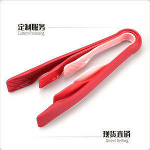 ที่หนีบอาหารพลาสติก 3 in 1 สีเขียวและสีแดงอเนกประสงค์ กันลื่น ทนความร้อน สำหรับผัก ผลไม้ ขนมปัง - Product Image 5