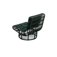 de patio moderne chaises 8 places meubles de jardin extérieur ensembles de salle à manger en corde d'aluminium de 9 pièces