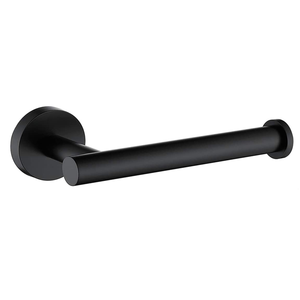 Accesorios <span class=keywords><strong>de</strong></span> Baño para Montar en la Pared, Portarrollos <span class=keywords><strong>de</strong></span> <span class=keywords><strong>Papel</strong></span> Higiénico Independiente, <span class=keywords><strong>de</strong></span> Acero Inoxidable, Adhesivo, Negro - Product Image 1