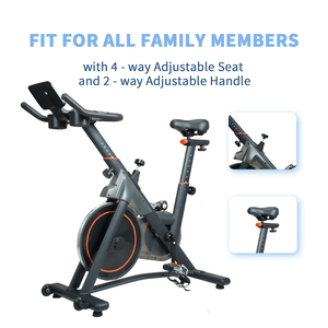 Prix <span class=keywords><strong>d</strong></span>'usine Caractéristiques professionnelles Conception peu encombrante Petits appartements Stockage intérieur et usage quotidien Body Fit Spinning Bike - Product Image 5