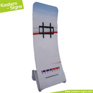 Mostra pubblicitaria in tessuto di alluminio pieghevole portatile nuovo modello di <span class=keywords><strong>moda</strong></span> tv stand per display kendama espositore - Product Image 5