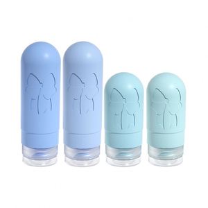 Set de Bolsas de Aseo Portátiles a Prueba de Fugas, Botellas de Silicona para Champú y Gel de Ducha, Envases de Viaje para Cuidado de la Piel - Product Image 2