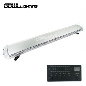 GDWLLIGHTING Nuevo Estroboscopio de Advertencia para <span class=keywords><strong>Ambulancia</strong></span> de 112W LED, Homologado ECE R10, Tamaño Completo, IP65 Impermeable, Material de Aluminio/PC - Product Image 1