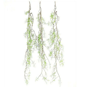 Vignes artificielles vertes 140 cm en PVC souple, plante décorative pour la décoration murale et de plafond - Product Image 5