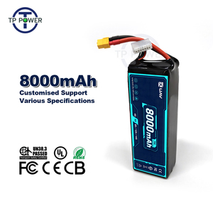 TPENERGY OEM Hochleistungs-Lipo 6S 3,7V 22,2V 8000mAh XT60-Stecker 70C UAV Racing Drohnen-Akkupack - Product Image 1