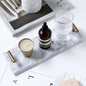 Bandejas de Mármol Delgadas de Lujo para Almacenamiento, Elegantes y Únicas, para Fiestas, Hoteles y Hogares, Estilo Art Deco, Personalizadas al por Mayor - Product Image 6