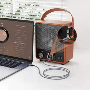 Djiang Oem अनुकूलित यूएसबी सी 1/4 ट्रे ऑडियो स्टीरियो केबल सी 6.35 मिमी 1/4 पुरुष ऑड ऑडियो कॉर्ड संगत आईपैड/आईफ़ोन 15/पिक्सेल - Product Image 5