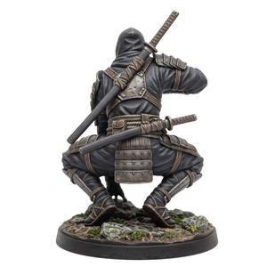 Statuetta Personalizzata di Ninja o <span class=keywords><strong>Samurai</strong></span>, Statua di Guerriero in Resina Personalizzata, Produzione all'Ingrosso, Regalo Promozionale Culturale, Produttore - Product Image 2