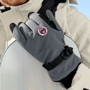 GOLOVEJOY DB69 Gants <span class=keywords><strong>de</strong></span> Ski et <span class=keywords><strong>Snowboard</strong></span> Imperméables Coupe-Vent pour Enfants et Adultes, Gants d'Hiver Chauds à Écran Tactile Fonctionnel - Product Image 4