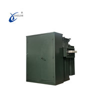 Transformador Daelim de 500 kVA, 60 Hz, Trifásico, Montaje en Plataforma, Estructura de Bobina Toroidal, 12.5/7.2 kV, 120-208 V, para Uso Industrial