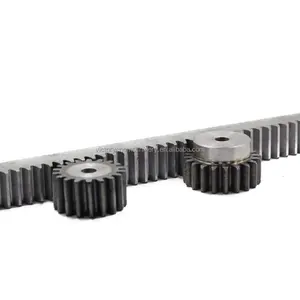 10*10mm 1Module longueur 500mm précision CNC crémaillère et pignon crémaillère à vis sans fin Rail linéaire crémaillère dentée droite