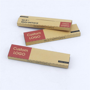 King Size <b>Rolling</b> Paper Pack 32 Sheets+32 Filter Tips Cigarette Paper Branded <b>Rolling</b> Paper Booklet Pocket-size Logo Custom - Product Image 4