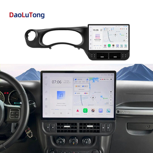 Autoradio Android 16,8 pouces <span class=keywords><strong>pour</strong></span> Jeep Wrangler avec écran tactile, GPS, navigation, DSP, <span class=keywords><strong>lecteur</strong></span> <span class=keywords><strong>CD</strong></span>, MP3, garantie 1 an - Product Image 1