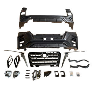 Kit de carrocería para Land Cruiser Prado 2022, kit de carrocería de repuesto para automóvil, reacondicionamiento de la rejilla del parachoques delantero, conversión de cara, alerón grande - Product Image 1