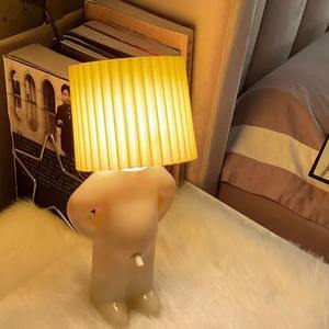 Nouvelle Lampe de Nuit Créative LED Garçon Coquin, Lampe de Chevet à Brancher Économe en Énergie, Lampe de Table de Dessin Animé, Décoration, Cadeau pour Enfants, Éclairage - Product Image 5