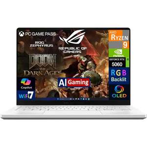    Portátil para Juegos Rog Zephyrus G14 Ai de 14.0 Pulgadas con Pantalla OLED 2.8k de 500nits, Ryzen 9 de 12 Núcleos, Rtx 5060, 8Gb/16Gb de RAM, 1Tb SSD - Product Image 2