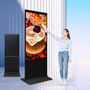 HS 55 inch 350nits trong nhà dọc Wifi quảng cáo không dây hiển thị miễn phí-đứng cảm ứng kỹ thuật số biển Totem cho thang máy - Product Image 1