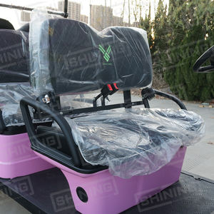 72v 100amp स्टील बैटरी 6 सीटें 4kw एसी मोटर इलेक्ट्रॉनिक ब्रेक स्ट्रीट कानूनी इलेक्ट्रिक गोल्फ कार्ट - Product Image 3