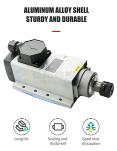 2.2kw er20 làm mát bằng nước phay động cơ trục chính + VFD biến tần 80 lịch thi đấu 80W Máy bơm nước 18 PC er20 Chuck CNC Router Kit mang - Product Image 2