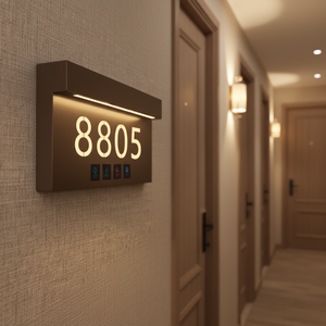 ป้าย<span class=keywords><strong>เลข</strong></span>ที่บ้านโลหะ 3 มิติ แบบกำหนดเอง ป้าย<span class=keywords><strong>เลข</strong></span>บ้านเรืองแสง ตกแต่งภายนอกอาคาร ผิวไทเทเนียมขัดเงา ติดผนัง สำหรับโรงแรม - Product Image 2