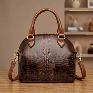 Sac à main unisexe d'usine avec trois sangles, en similicuir, fermeture éclair, doublure en polyester - Style habillé - Product Image 1