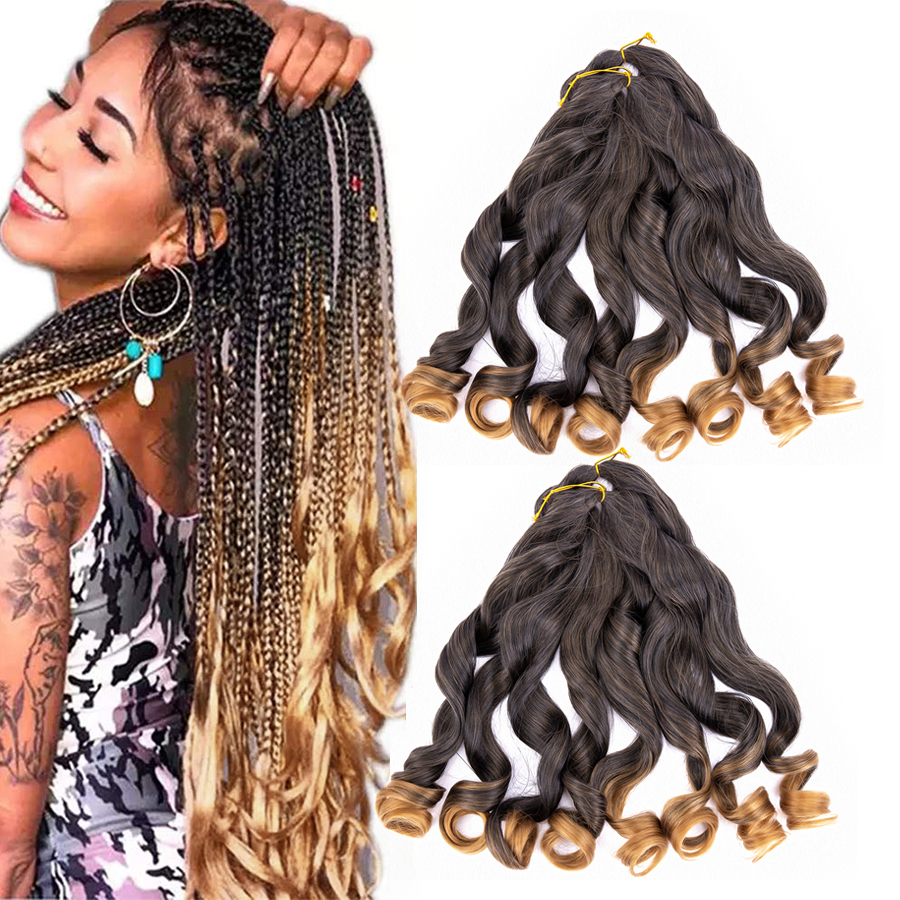 Alileader Wholesale Synthetic Spiral French Curly Loose Wave Hair  Attachments Spanish Curl Braiding Hair For African - Buy Synthetic Loose  Wave Style Hair Attachments Curly Jumbo Wavy Afro Kinky Extensions Spiral  Braids
