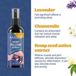 Bantal rami organik 100ml semprot meringankan otot dan Jointst Iffness membantu untuk tertidur lebih cepat bantal Lavender semprotan kabut - Product Image 5