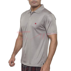 Vente en gros 100% coton Polo de golf à manches courtes pour hommes Logo imprimé personnalisé Design - Product Image 3
