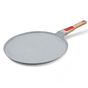 Sartén de <span class=keywords><strong>aluminio</strong></span> <span class=keywords><strong>fundido</strong></span> con revestimiento cerámico antiadherente para chapati y crepes, con base de inducción, venta al por mayor - Product Image 1