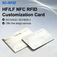 بطاقة بلاستيكية مخصصة الطباعة بتقنية NFC 215 مع غلاف PVC وتقنية RFID 13.56 ميجاهرتز لنظام العضوية في وسائل التواصل الاجتماعي والأعمال