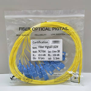 Cable de Fibra Óptica Monomodo con Conector SC UPC G652D 0.9mm LSZH de 12 Núcleos y 1.5m de Longitud para FTTH/FTTX con 12 Meses de Garantía - Product Image 5