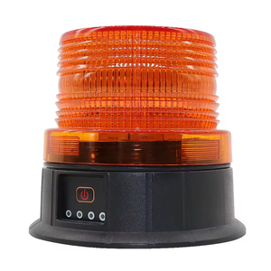 מנורת סירנת משואה חירום ניידת אלחוטית נטענת מהבהבת מסתובבת אזהרה led לרכבי הנדסה עם מגנטי - Product Image 2