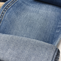 Tissu en denim recyclé certifié GRS en gros, mélange de coton biologique écologique pour l'approvisionnement des marques de mode durable