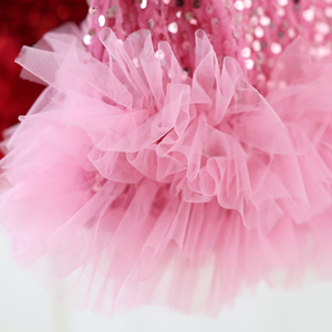 <span class=keywords><strong>Vestito</strong></span> Rosa con <span class=keywords><strong>Paillettes</strong></span> e Tulle per Bambine 2-7 Anni 2025 Abito da Ballo Boutique per Bambine Piccole Tutù <span class=keywords><strong>Vestito</strong></span> da Festa Principessa - Product Image 4